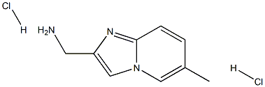C-(6-METHYL-IMIDAZO[1,2-A]PYRIDIN-2-YL)-METHYLAMINE DIHYDROCHLORIDE 结构式