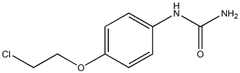 [4-(2-CHLORO-ETHOXY)-PHENYL]-UREA 结构式