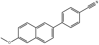 4-(6-METHOXY-NAPHTHALEN-2-YL)-BENZONITRILE 结构式
