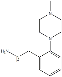 [2-(4-METHYL-PIPERAZIN-1-YL)-BENZYL]-HYDRAZINE 结构式