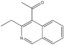 1-(3-ETHYLISOQUINOLIN-4-YL)ETHANONE 结构式