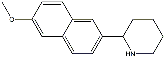 2-(6-METHOXY-NAPHTHALEN-2-YL)-PIPERIDINE 结构式