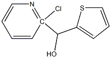 2-CHLORO-5-THIENYL-(2-PYRIDYL)METHANOL 结构式