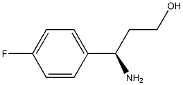 (R)-3-AMINO-3-(4-FLUORO-PHENYL)-PROPAN-1-OL 结构式