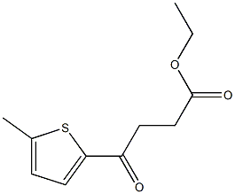 ETHYL 4-(5-METHYL-2-THIENYL)-4-OXOBUTYRATE 结构式