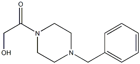 2-(4-BENZYLPIPERAZIN-1-YL)-2-OXOETHANOL 结构式