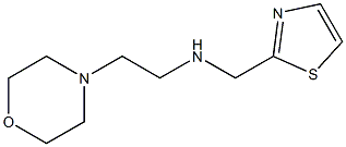 (2-MORPHOLIN-4-YL-ETHYL)-THIAZOL-2-YLMETHYL-AMINE 结构式