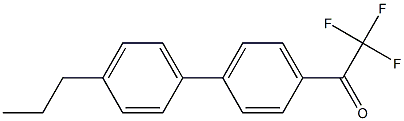 4'-(4-N-PROPYLPHENYL)-2,2,2-TRIFLUOROACETOPHENONE 结构式