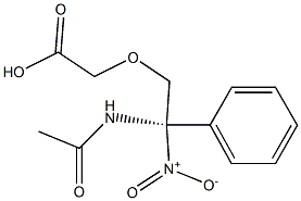 (R)-N-ACETYL-2-NITRO-2-PHENYLGLYCINOL-O-ACETATE 结构式