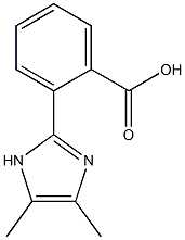 2-(4,5-DIMETHYL-1H-IMIDAZOL-2-YL)-BENZOIC ACID 结构式