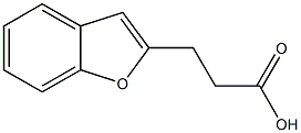 3-(1-BENZOFURAN-2-YL)PROPANOIC ACID 结构式