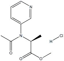 AC-BETA-(3-PYRIDYL)-ALA-OET HCL 结构式