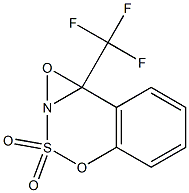 7b-Trifluoromethyl-7bH-1,3-dioxa-2-thia-1a-aza-cyclopropa[a]naphthalene 2,2-dioxide 结构式