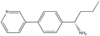 (1S)-1-(4-(3-PYRIDYL)PHENYL)BUTYLAMINE 结构式