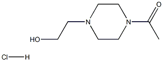 1-乙酰基-4-(2-羟乙基)哌嗪 结构式