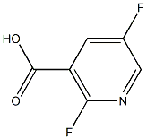 2,5-DIFLUORO NICOTINIC ACID 结构式