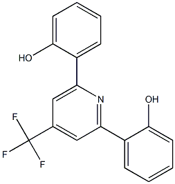 2,6-BIS(2-HYDROXYPHENYL)-4-(TRIFLUOROMETHYL)PYRIDINE 结构式