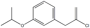 2-CHLORO-3-(3-ISOPROPOXYPHENYL)-1-PROPENE 结构式