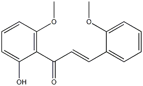 2,6'-DIMETHOXY-2'-HYDROXYCHALCONE 结构式