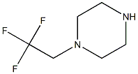 1-(2,2,2-三氟乙基)哌嗪 结构式