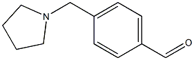 4-(PYRROLIDIN-1-YLMETHYL)BENZALDEHYDE 结构式