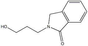 2-(3-HYDROXYPROPYL)ISOINDOLIN-1-ONE 结构式