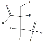 5-CHLORO-2,2,3,3,4-PENTAFLUOROPENTENE-4-CARBOXYLIC ACID 结构式