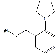 (2-PYRROLIDIN-1-YL-BENZYL)-HYDRAZINE 结构式