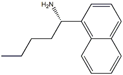 (1S)-1-NAPHTHYLPENTYLAMINE 结构式