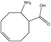 8-Aminocyclooct-4-enecarboxylic acid 结构式