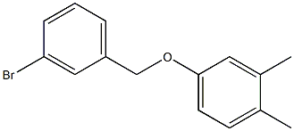 3-BROMOBENZYL-(3,4-DIMETHYLPHENYL)ETHER 结构式
