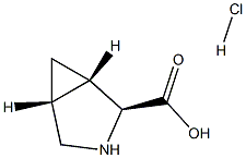 (1S,2S,5R)-3-AZABICYCLO[3.1.0]HEXANE-2-CARBOXYLIC ACID HYDROCHLORIDE 结构式