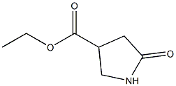 5-OXO-PYRROLIDINE-3-CARBOXYLIC ACID ETHYL ESTER 结构式