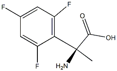 (2S)-2-AMINO-2-(2,4,6-TRIFLUOROPHENYL)PROPANOIC ACID 结构式