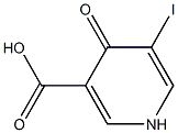 3-CARBOXY-5-IODO-1H-PYRIDIN-4-ONE 结构式