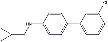 (1R)[4-(3-Chlorophenyl)phenyl]cyclopropylmethylamine 结构式