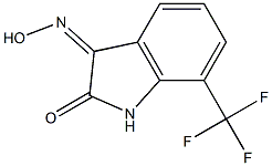 (3Z)-7-(TRIFLUOROMETHYL)-1H-INDOLE-2,3-DIONE 3-OXIME 结构式