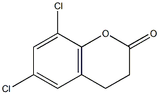 6,8-DICHLOROCHROMANONE 结构式