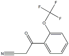 2-(TRIFLUOROMETHOXY)BENZOYLACETONITRILE 结构式