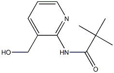 N-(3-HYDROXYMETHYL-PYRIDIN-2-YL)-2,2-DIMETHYL-PROPIONAMIDE 结构式