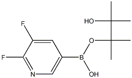 2,3-DIFLUOROPYRIDINE-5-BORONIC ACID PINACOL ESTER 结构式