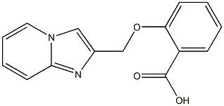 2-(IMIDAZO[1,2-A]PYRIDIN-2-YLMETHOXY)BENZOIC ACID 结构式