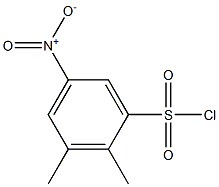 2,3-DIMETHYL-5-NITROBENZENESULFONYL CHLORIDE 结构式
