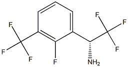 (1R)-2,2,2-TRIFLUORO-1-[2-FLUORO-3-(TRIFLUOROMETHYL)PHENYL]ETHYLAMINE 结构式