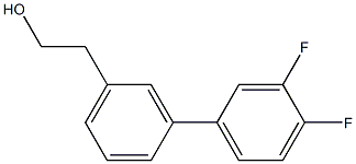 3-(3,4-DIFLUOROPHENYL)PHENETHYL ALCOHOL 结构式