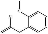 2-CHLORO-3-(2-METHYLTHIOPHENYL)-1-PROPENE 结构式