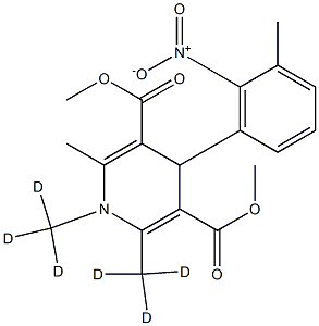 硝苯地平-D6 结构式