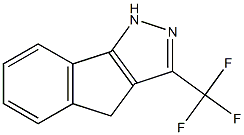 1,4-DIHYDRO-3-(TRIFLUOROMETHYL)INDENO-[1,2-C]-PYRAZOLE 结构式