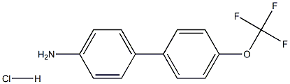 4'-TRIFLUOROMETHOXY-BIPHENYL-4-YLAMINE HYDROCHLORIDE 结构式