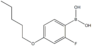 4-PENTYLOXY-2-FLUOROPHENYLBORONIC ACID 结构式